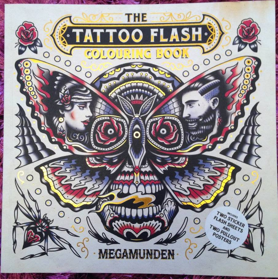 The Tattoo Flash Coloring Book by Megamunden | Creative Colouring With Hazel